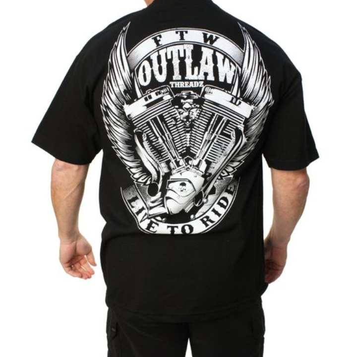 S/S LIVE TO RIDE - BLK